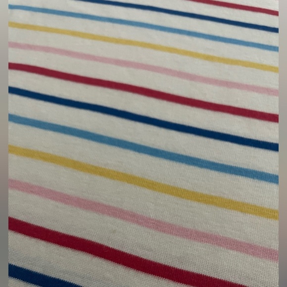 HA Rainbow Colorful Striped Kids Basics T-Shirt Short Sleeve Size 12 - Picture 3 of 3